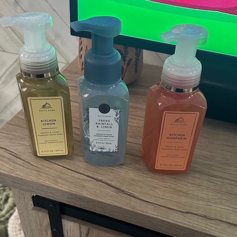 White Barn Hand Soap Trio
